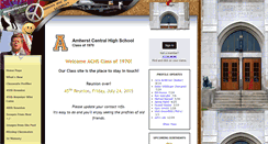 Desktop Screenshot of achs70.com